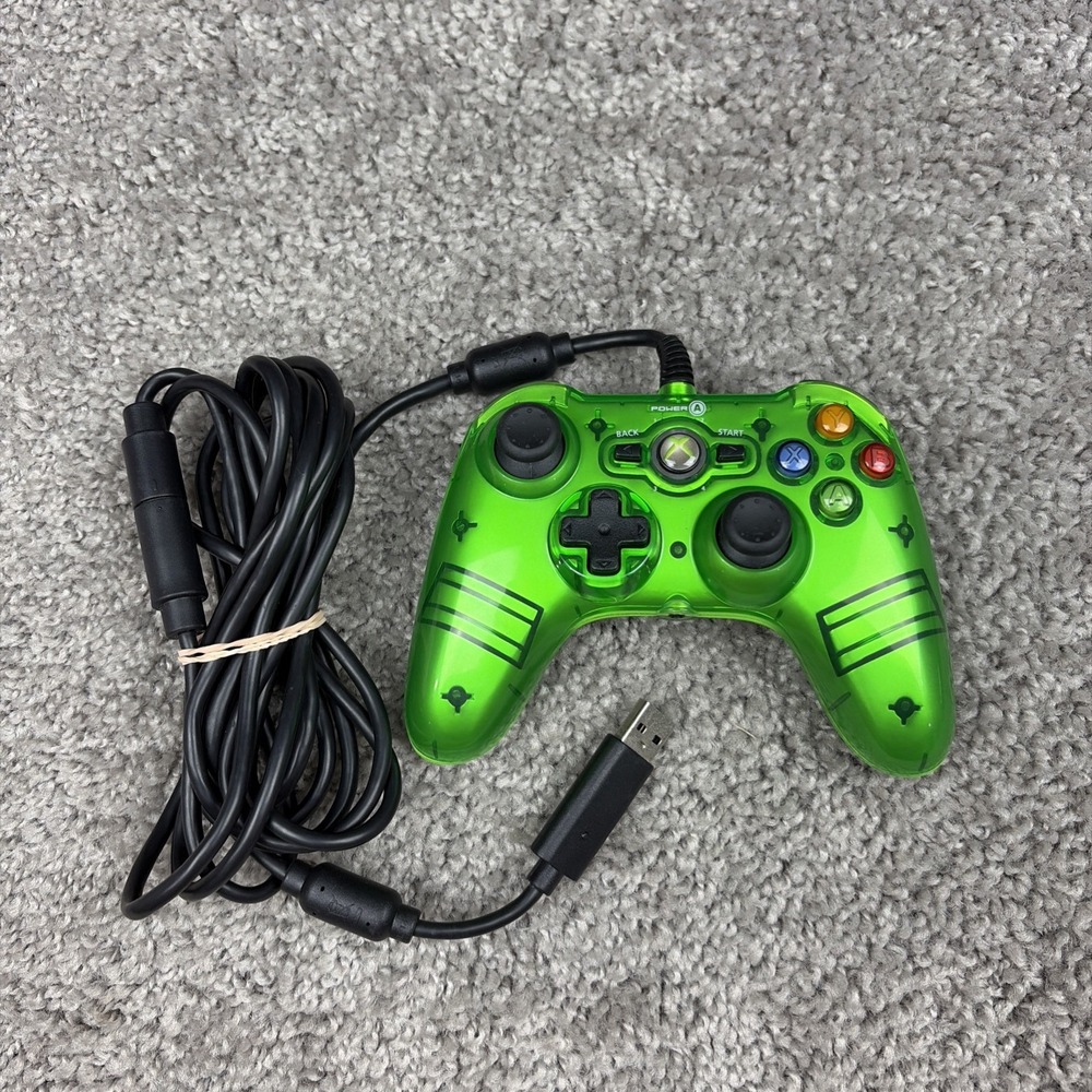 Power A Mini Pro EX Controller for Xbox Green Wired Model 010027